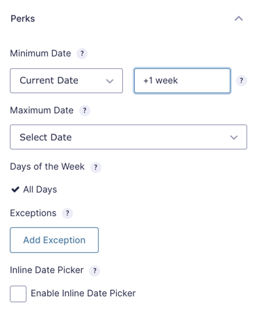 Gravity Forms Limit Dates | Gravity Perks by Gravity Wiz