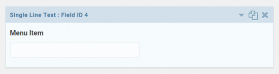 Create a single conditional form item