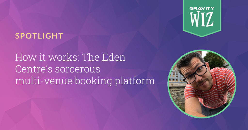 spotlight: eden centre's multi venue booking platform