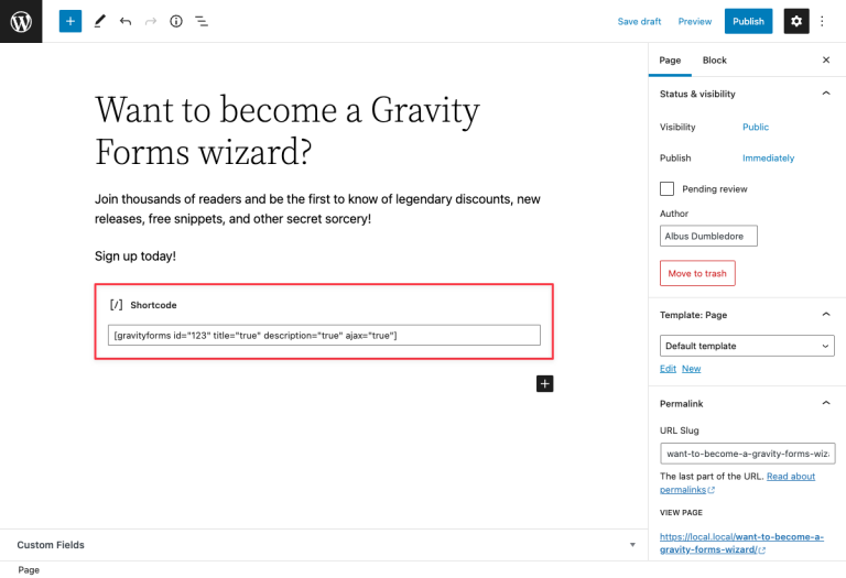 Gravity Forms Shortcodes: Everything You Need to Know