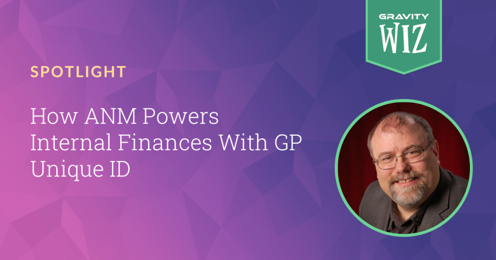 how anm powers internal finances with gp unique id