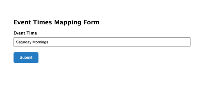 creating a mapping form within gravity forms