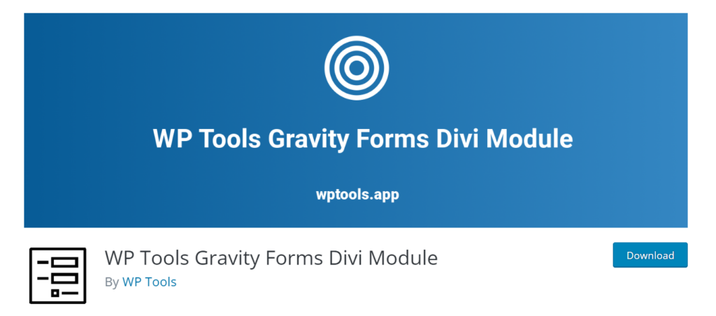 WP Tools Gravity Forms Divi Module Plugin