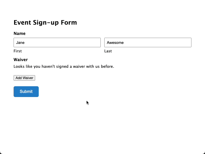 single submission nested form fields
