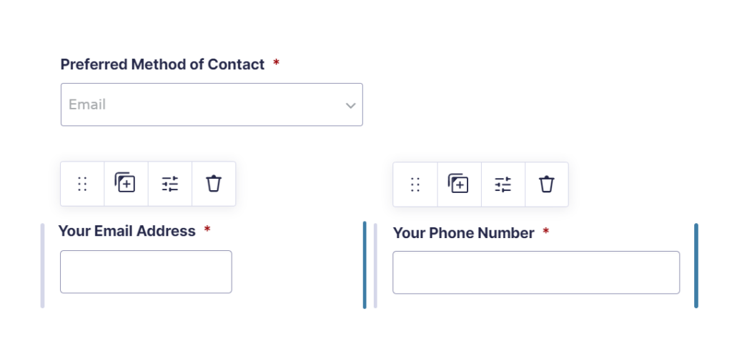 Multi-column form layouts