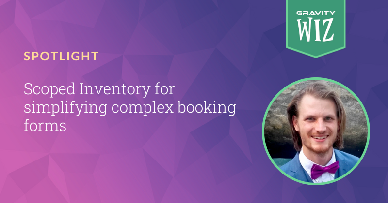 scoped inventory for simplifying complex booking forms