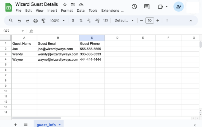 populate data from google sheets into gravity forms drop down fields
