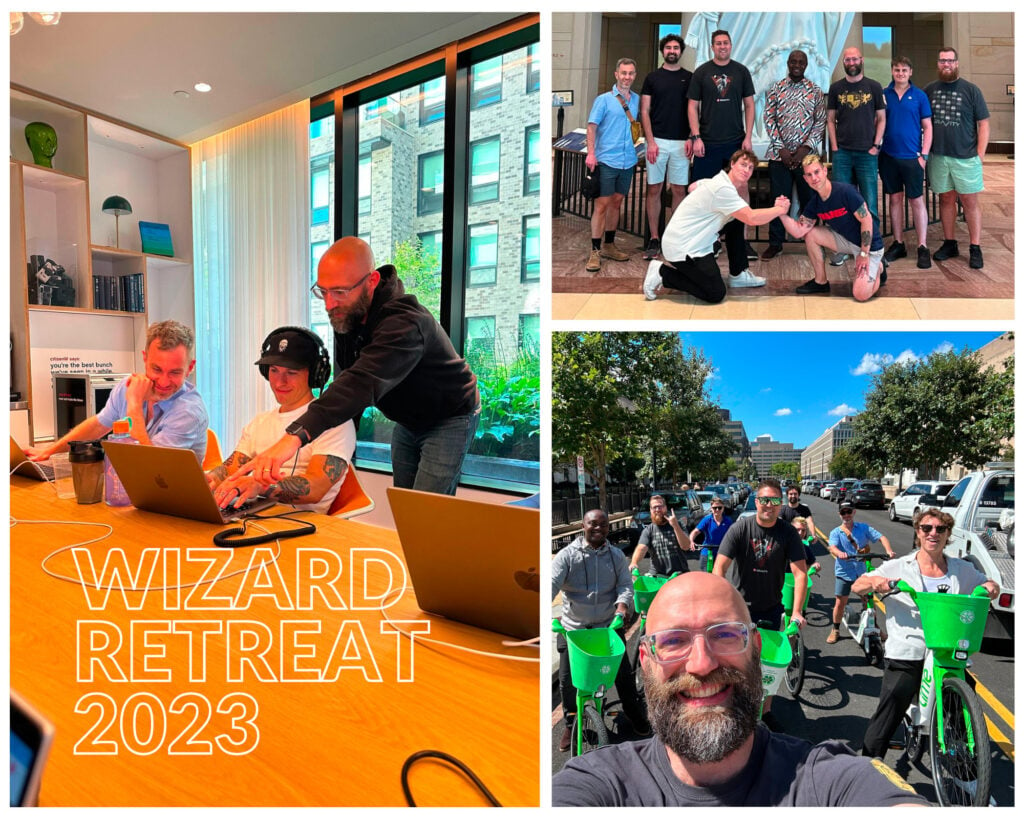 photo compilation of wizard retreat 2023