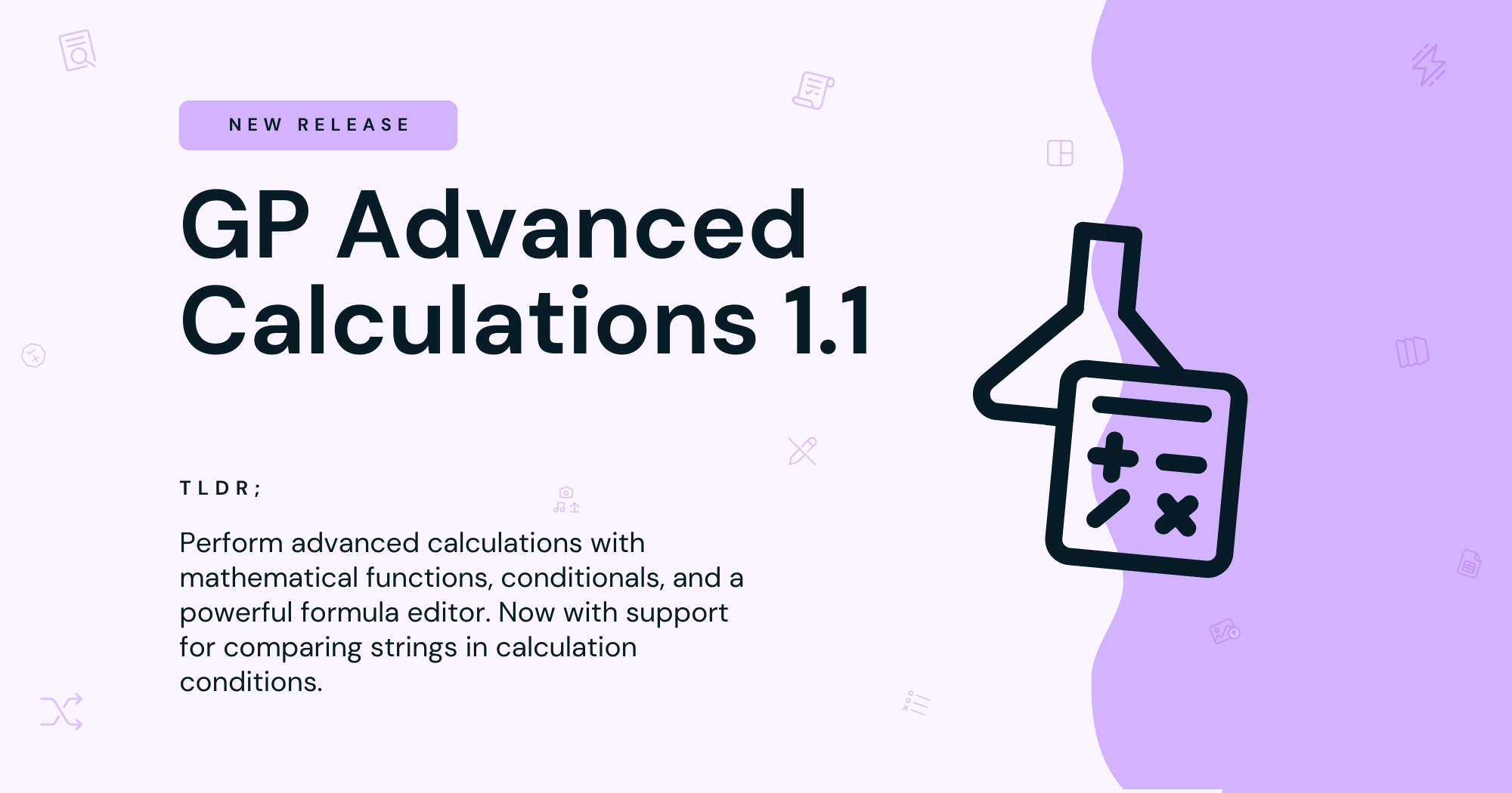 advanced calculations 1.1 release cover