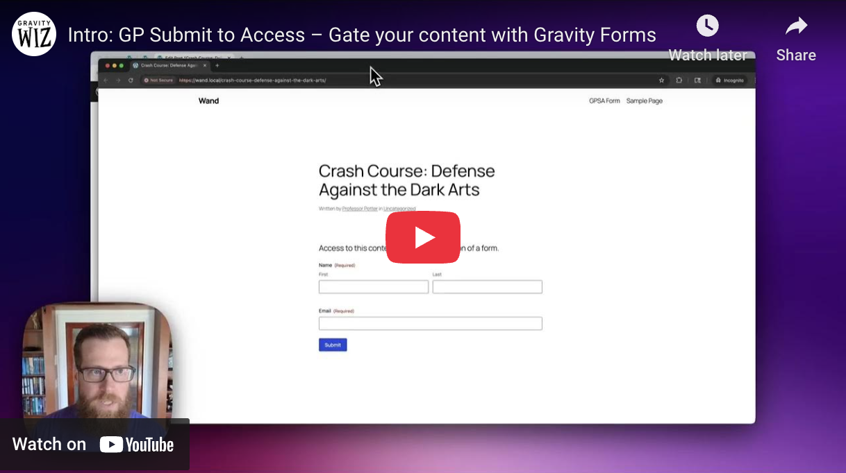 GP Submit to Access overview video preview