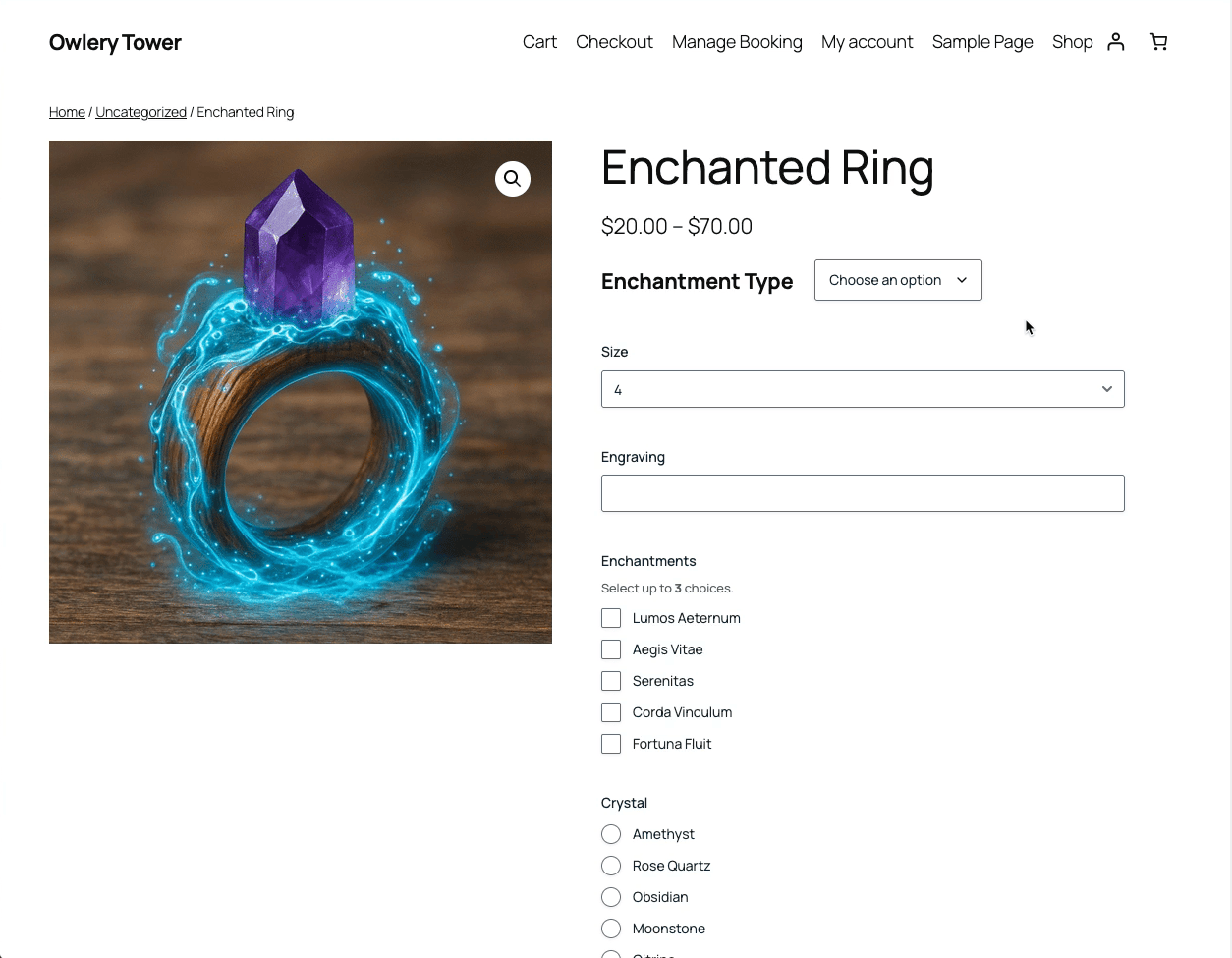 Editing a Woo product with Gravity Shop Product Configurator
