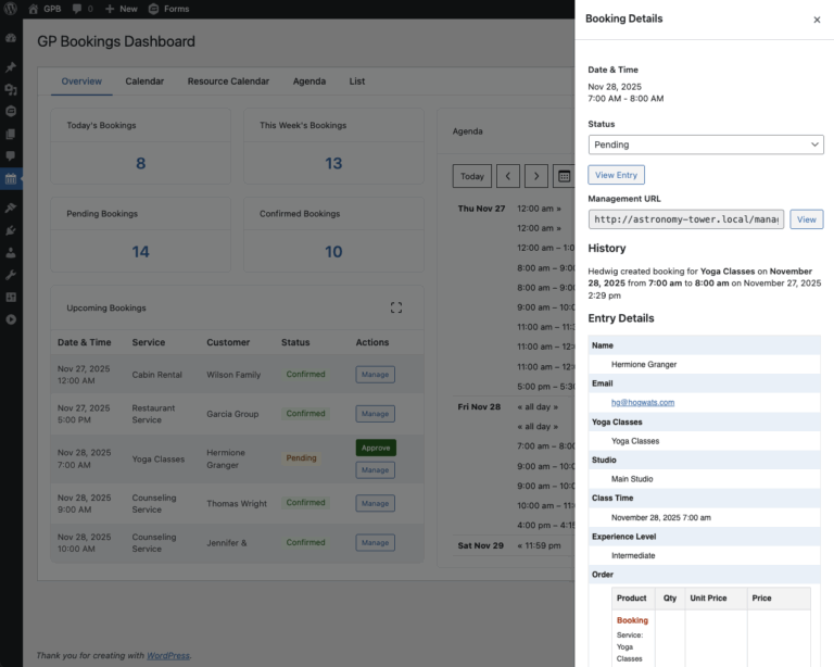 Gravity Forms Bookings | WordPress Calendar Booking Scheduler