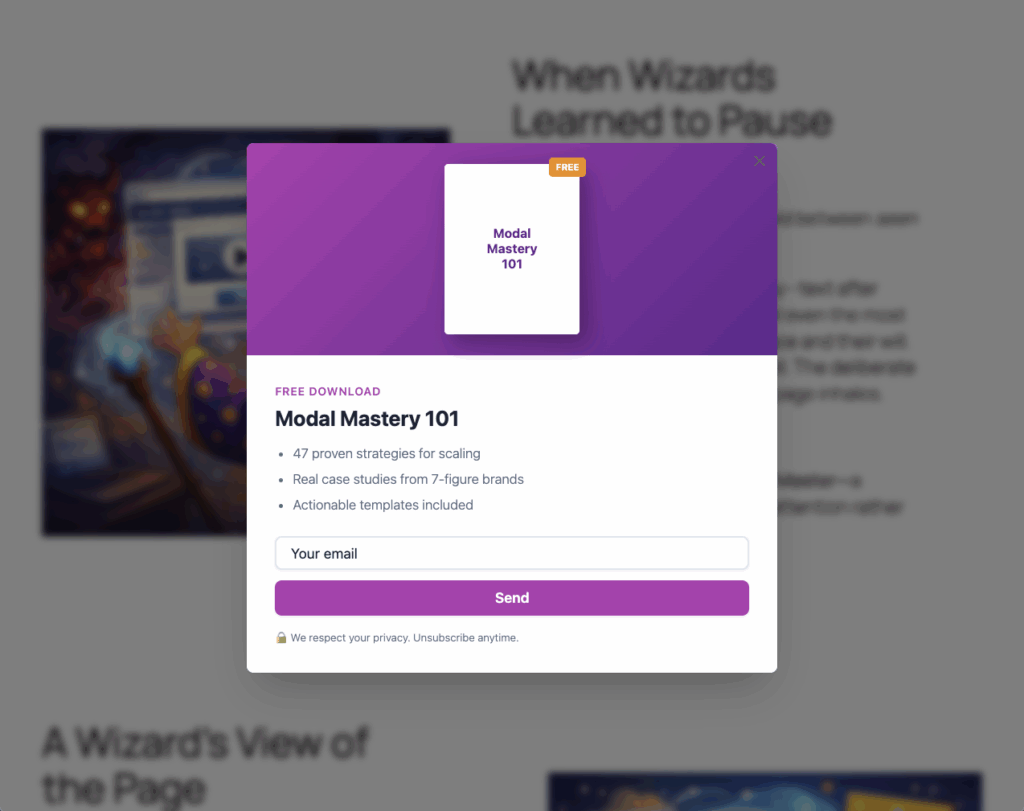 Gravity Forms Popups | Gravity Perks | Gravity Wiz