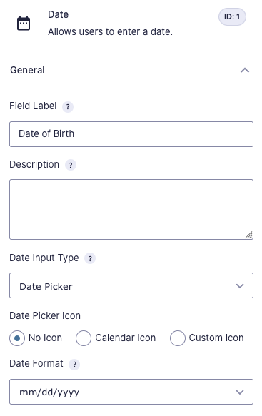 Date of Birth
