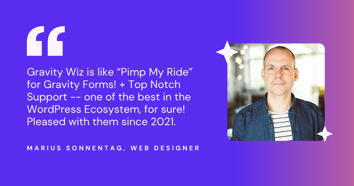 Marius Sonnentag testimonial