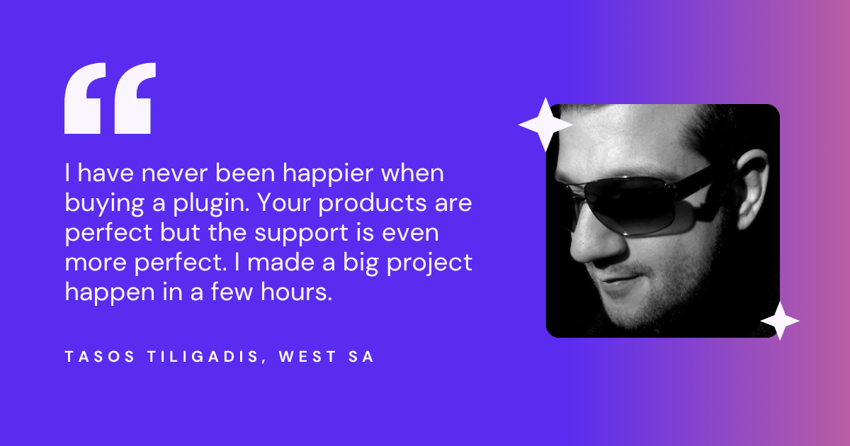 Testimonial from Tasos Tiligadis, West SA