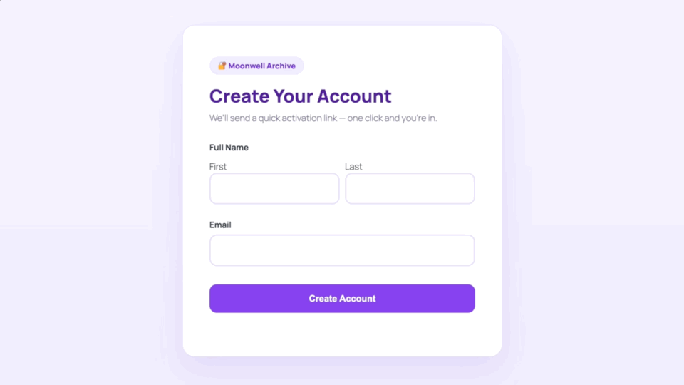 User clicks an account activation link and lands on a page confirming they're already signed in