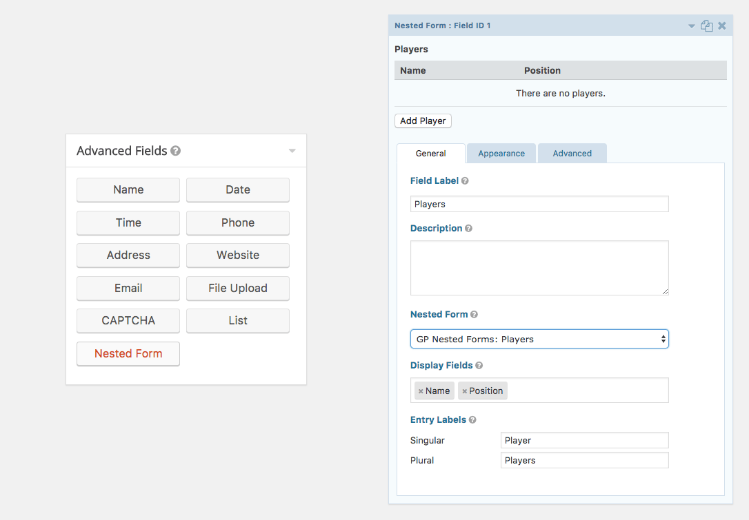 Adding Nested Form Field To Parent Form