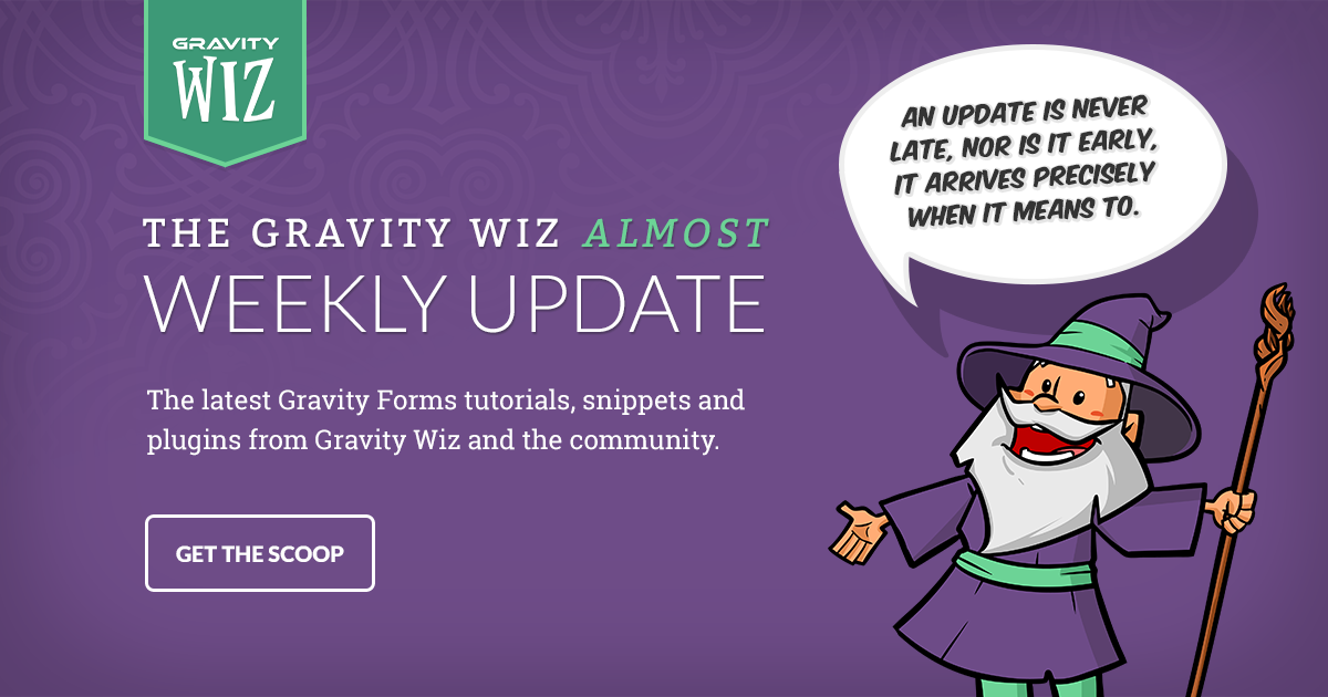 Gravity Wiz Weekly #156