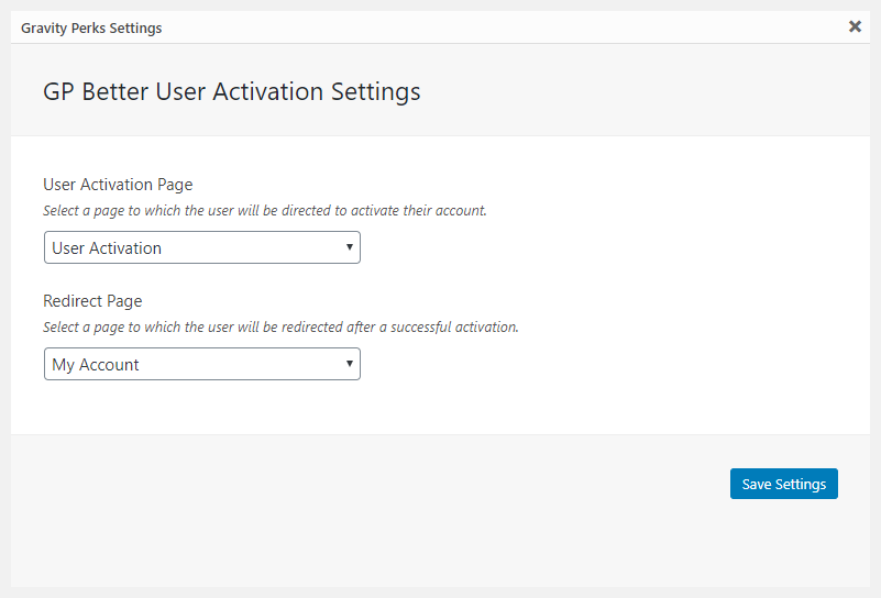 gp better user activation settings