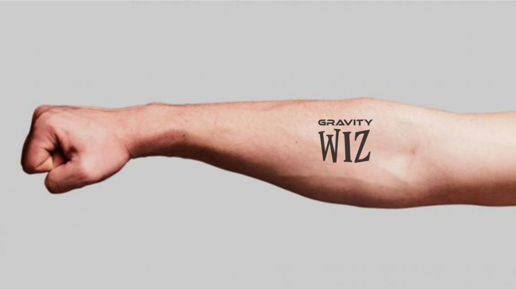 gravity wiz tattoo